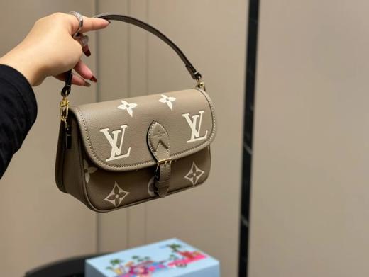 D012130手提斜挎Diane大象灰法棍迷你包 商品图6