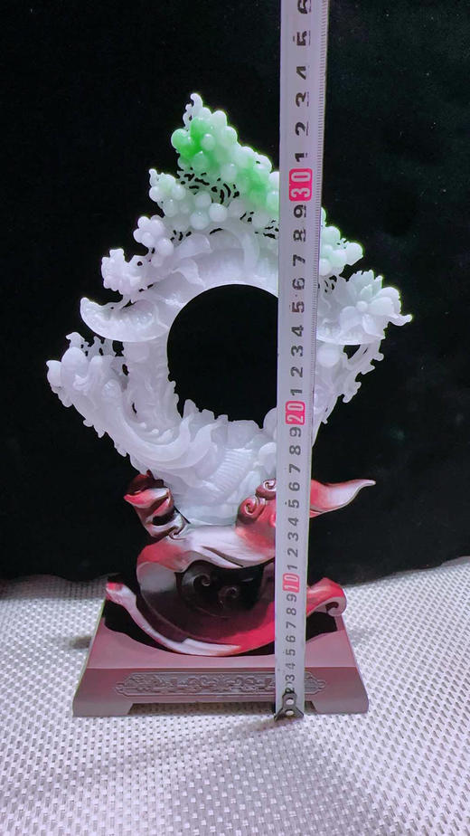 620811翡翠摆件【喜事连连 喜迎门】 商品图1