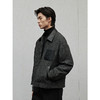 【夹棉】GXG男装 pu皮口袋小香风夹克男加厚通勤外套 24冬季热卖 商品缩略图2