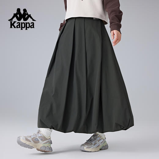 Kappa卡帕背靠背2025新款运动半身裙女款户外防泼水长裙弹力裙子KPDJAQQ82 商品图2