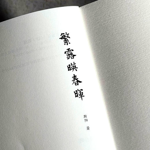 繁露映春晖 斯阳 古体诗 格律诗 词牌 乡愁乡情 商品图5