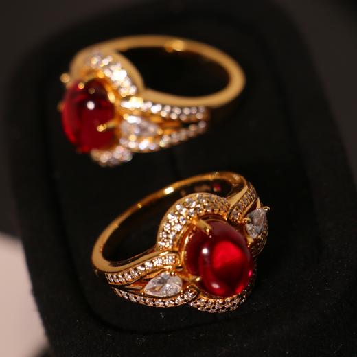 Perperle 金刚玉戒指 925银镀金 商品图0