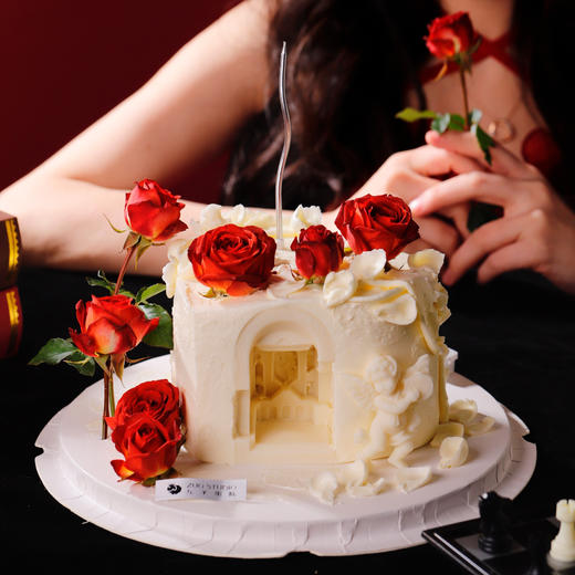 【你是我心里的那束光】1.5磅 香草奶油芒果夹心口味 商品图2