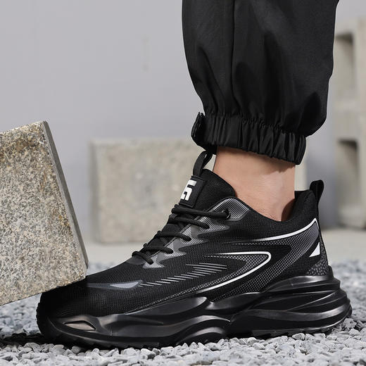 新品防砸防刺安全鞋钢包头劳保鞋工作鞋橡塑底轻便款 商品图3