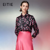 EITIE爱特爱春季新款时尚百搭显瘦印花衬衫女7709408 商品缩略图0
