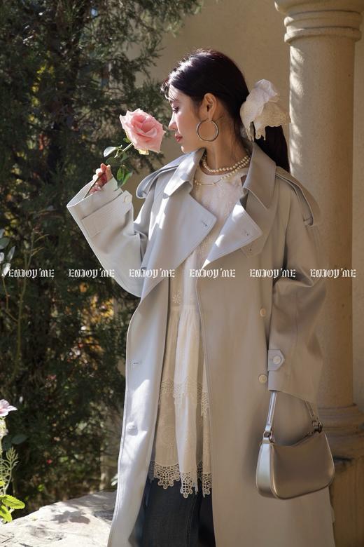 【门店同款】ENJOY春季“绮梦繁花”清冷风长风衣 160793880 商品图1