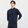 【含桑蚕丝】罗蒙男士春秋polo衫男长袖t恤男舒适男士polo衫 商品缩略图3