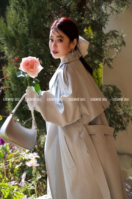 【门店同款】ENJOY春季“绮梦繁花”清冷风长风衣 160793880 商品图3