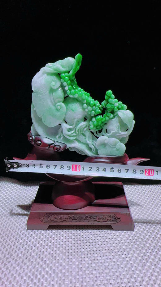 620813翡翠摆件【人生如意】 商品图1