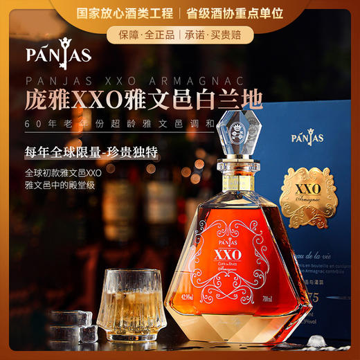 【欧洲知名雅文邑品牌】庞雅系列白兰地 法国雅文邑产区 CCTV央视合作品牌 商品图1