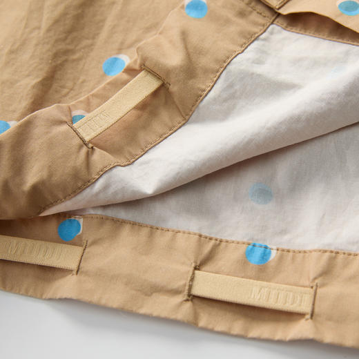 谜底波点印花衬衫长袖女2025春新品通勤风下摆收边衬衣251MC0084 商品图3