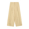 谜底气球裤长裤女2025春新品复古风条纹休闲大廓形裤子251MK0046 商品缩略图4
