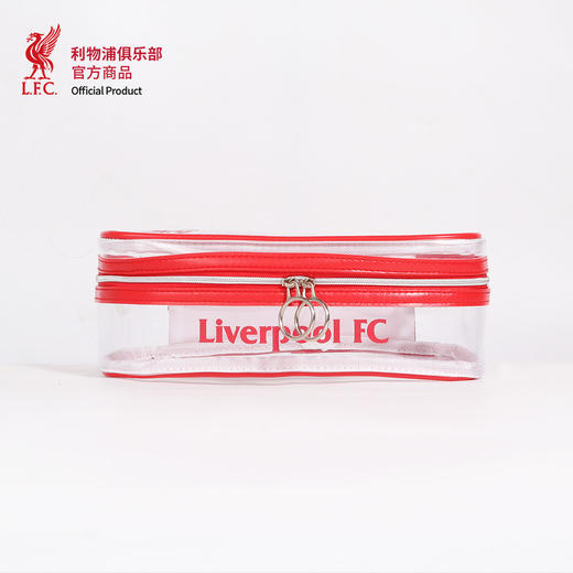【官方正版】利物浦俱乐部 | 拼色化妆包足球迷便携透明洗漱包 商品图2