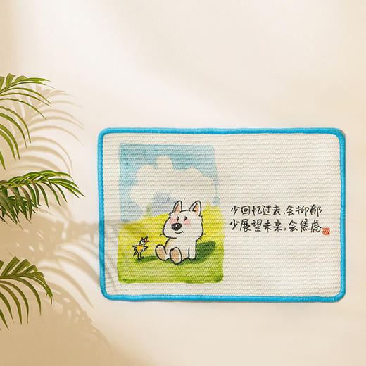 小林漫画 剑麻 猫抓垫   耐磨不掉渣 墙贴 防抓沙发 猫咪磨爪玩具    加厚款 垫子 商品图3