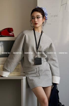 【门店同款】ENJOY春季“盐貌似糖”拼接卫衣套装 160710829