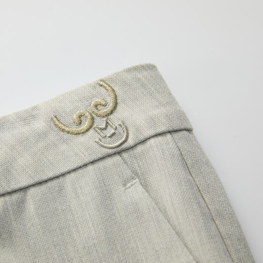 谜底萝卜裤西裤女2025春新品通勤风时尚宽松休闲九分裤251MK0152 商品图3