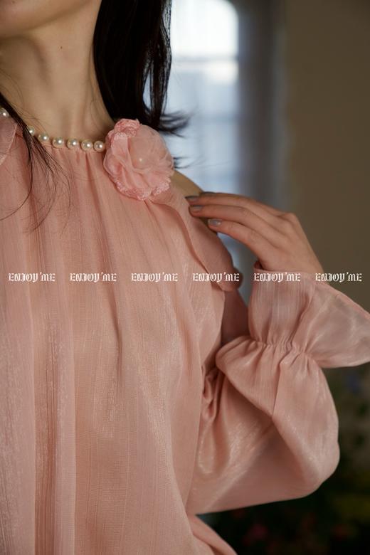 【门店同款】ENJOY春季“绮梦繁花”珍珠挂脖上衣 160705683 商品图7