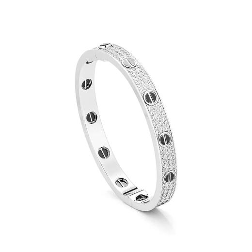 GAONAS欧美时尚设计潮流白色经典手镯11056SW 商品图0