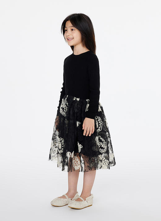 jnby   25年春款  长袖毛衫连衣裙   1P1G12430 商品图5