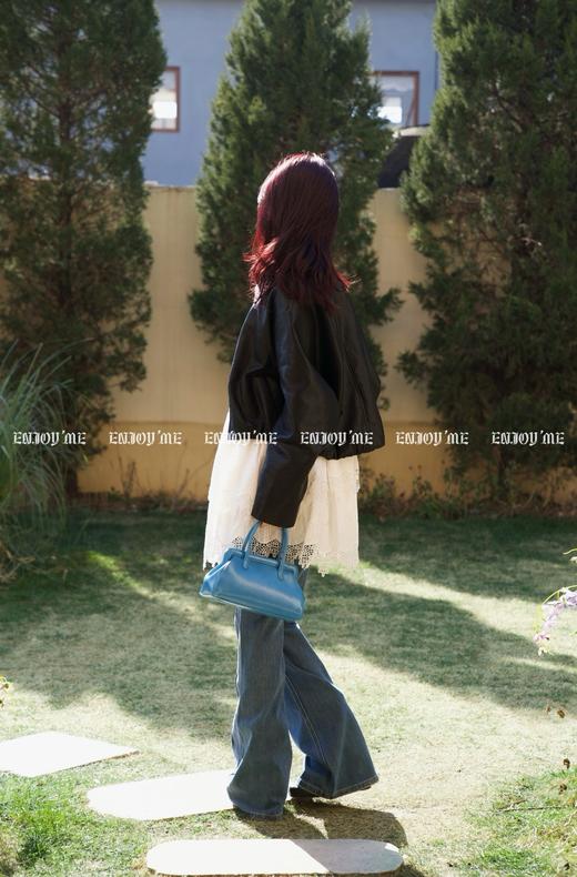 【门店同款】ENJOY春季绮梦繁花花苞短款皮衣 160896117 商品图12