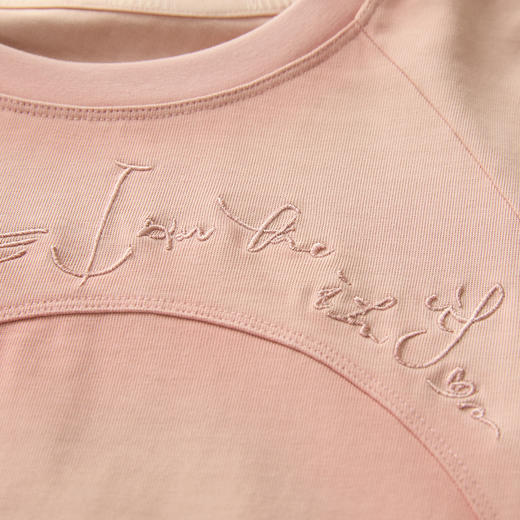 谜底纯棉T恤短袖女2025春季新品温柔浪漫泡泡袖百搭上衣251MT0072 商品图3