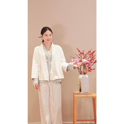 【抖音专属】新芷•新中式上衣（25710003白玉堂） 商品图3