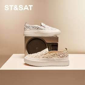 星期六休闲舒适精致珍珠渔夫鞋SSD3111012