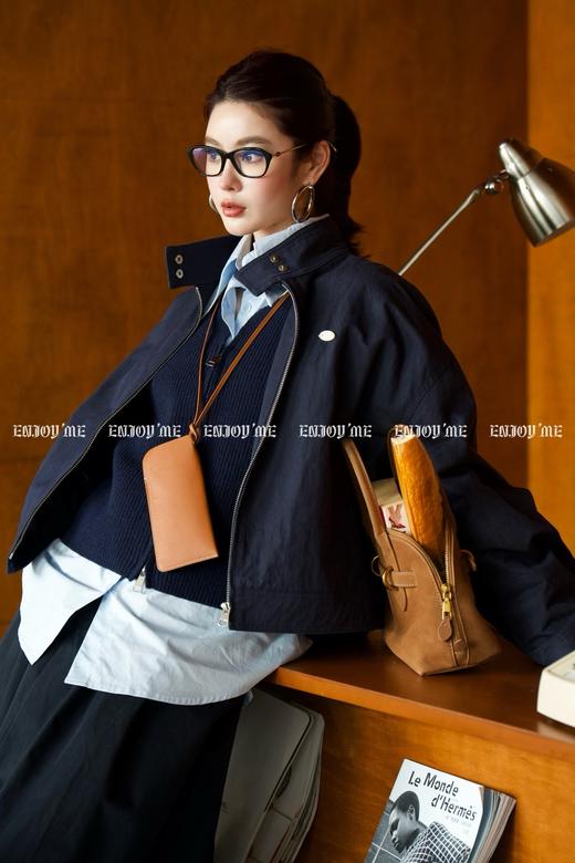 【门店同款】ENJOY春季盐貌似糖韩系立领外套 160895835 商品图11