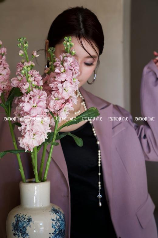 【门店同款】ENJOY春季“绮梦繁花”翻边袖西装 160705860 商品图13