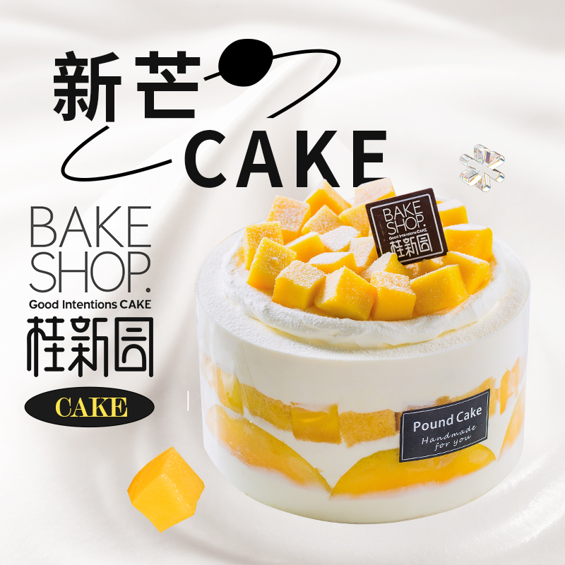 【新芒cake】温州桂新园手工烘焙馆——纯乳脂生日蛋糕