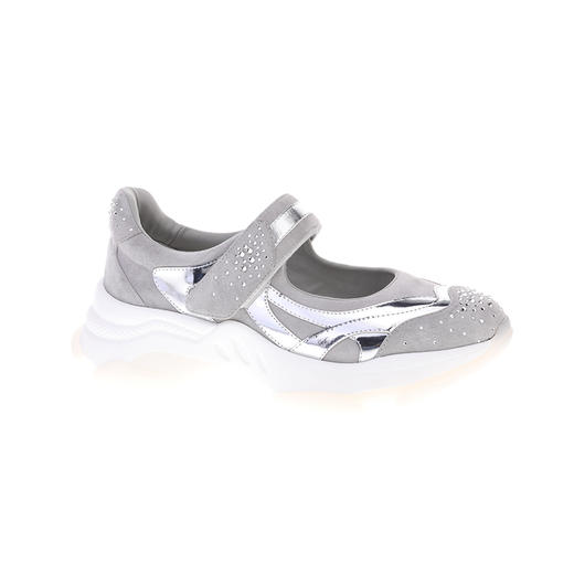 sheme水晶点缀玛丽珍女士休闲运动鞋 舒适透气平底鞋可定制 商品图4