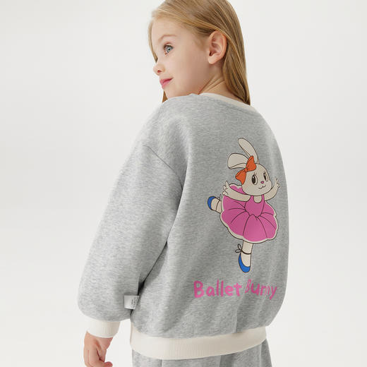 马克珍妮女童甜美宽松卫衣套装2025年春装新款250222 商品图2