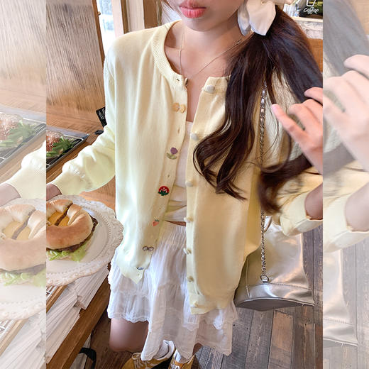 <曾小咸推荐> 设计3色针织开衫 商品图1