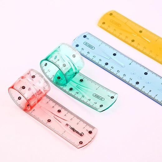 【广博】20cm软直尺学生绘图尺子可测量圆柱体开学必备用品3把 商品图3