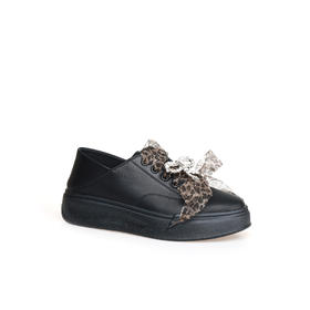 豪麟名鞋奥莱迪嘉女鞋时尚休闲鞋牛皮革DJJGA51WX002黑色  原价1960元