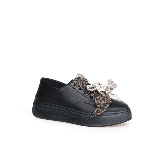 豪麟名鞋奥莱迪嘉女鞋时尚休闲鞋牛皮革DJJGA51WX002黑色  原价1960元 商品图0