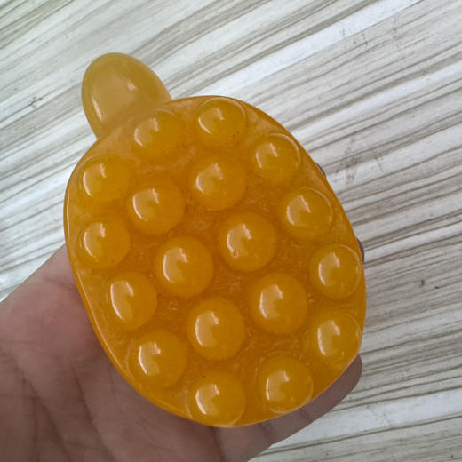 树脂拨筋刮痧板-T19海龟按摩刷(黄色) 商品图6