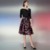 EITIE爱特爱夏季新款优雅时尚高腰百搭印花半身裙7706410 商品缩略图1