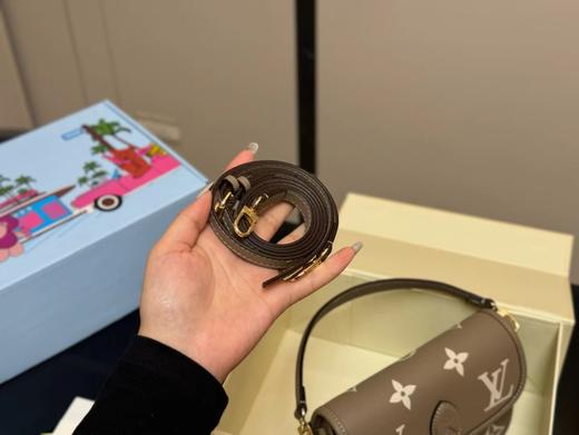 D012130手提斜挎Diane大象灰法棍迷你包 商品图12