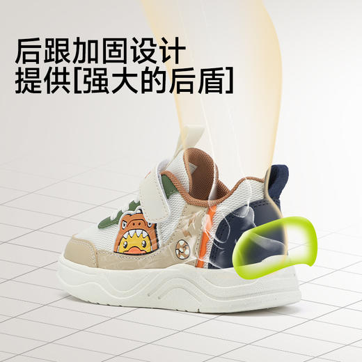 B.Duck小黄鸭童鞋春秋儿童运动鞋24-28 B1686826 商品图5
