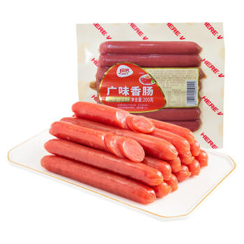 恒慧广味香肠200g7根  广式风味火腿咸甜口即食早餐速食休闲零食 商品图5