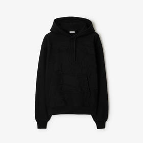 BURBERRY 巴宝莉 男士马术骑士棉混纺连帽卫衣 黑色 8098214 A1189