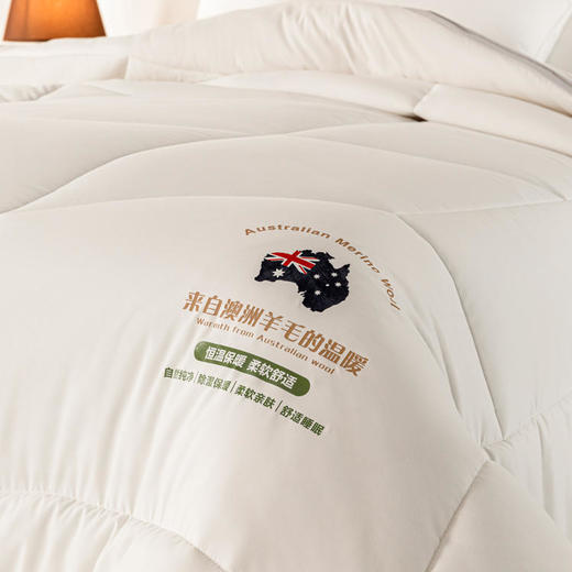 多喜爱 美眠康 暖意绒绒大豆澳毛二合一冬被 商品图2