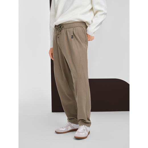 GXG男装 弹力粗条灯芯绒长裤宽松锥形休闲裤男士裤 
 秋季热卖 商品图2