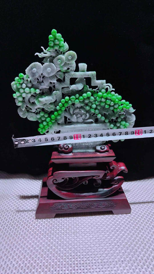 620810翡翠摆件【富贵满堂 平安富贵】 商品图1