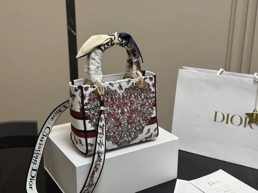 D012133现代休闲且优雅刺绣宽肩带刺绣戴妃包 商品图1