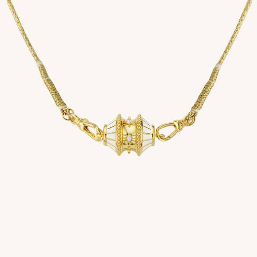 北京仓｜MYA-BAY-BIG TALISMAN IVORY-象牙白 长款转运珠项链（两种戴法）［比利时设计师］ 商品图3