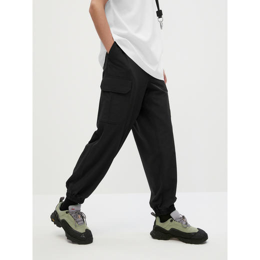 GXG男装 四面弹口袋工装裤男士宽松休闲裤阔腿长裤 2024秋季热卖 商品图3