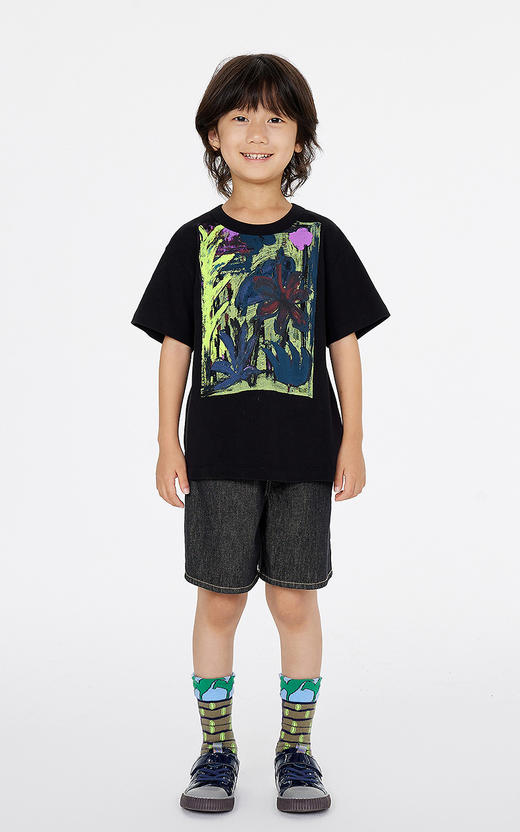 jnby   25年春款  中筒袜  6P1N13350 商品图0