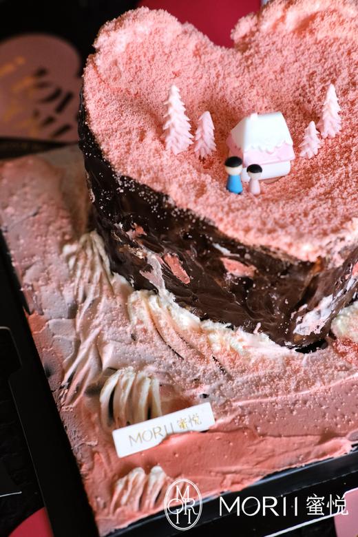 情人节限定/粉色爱心岛屿蛋糕（提早3天预定） 商品图8